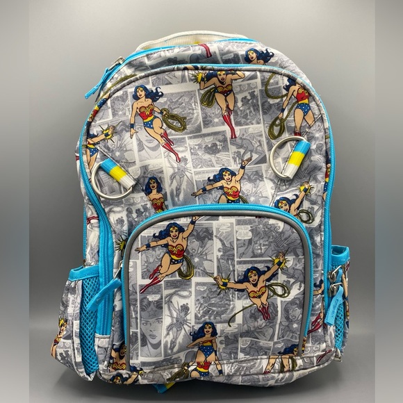 Pottery Barn Kids Other - Pottery Barn Kids Wonder Woman Backpack Small Preschool 14 x 11 inches Flaws
